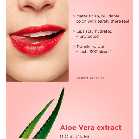 New! Clarins Hydrating Water Lip Stain in #3 Red Water - Picture 9 of 10